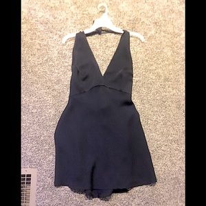 Sexy black evening dress